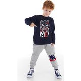 Don't Scare Erkek Çocuk Kışlık T-shirt Pantolon Takım