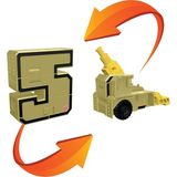 Dönüşebilen Numaralar Savaş Topu Pocket Morphers Savaş Topu Robotlar Temalı 5 - 7 Yaş İçin Hediyelik Eğlenceli Oyuncak