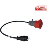 Dönüştürücü, Adaptör, 5X32 Cee Norm Priz ve 1X16A Schuko Fiş Uçlu