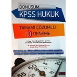 Dönüşüm KPSS Hukuk Tamamı Çözümlü 10 Deneme