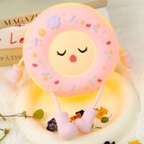 Donut Lambası Donut Gece Lambası - Silikon Kreş LED Gece Lambası Erkek Kız Çocuklar Için Hedi - Çok Renkli