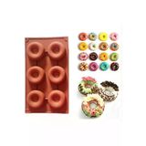 Donut Silikon Kek Kalıbı 6'Lı (Durumuna Göre Renklerde Farklılık Olabilir)