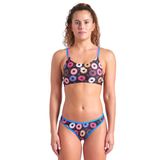 Donuts Bandeau Kadın Siyah Yüzücü Bikini 009462590