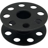 Donwei 270010(2HB) Düz Makine Metal Siyah Tırnaksız Masura