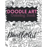 Doodle art coloring book