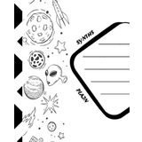 Doodle | Composition Notebook - College Ruled: Doodle Space White - Synths Plain (The Doodles)