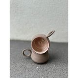 Dook Home El Yapımı Stoneware Çamur Olin Fincan, Türk Kahvesi Fincanı - Gri