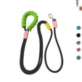 DOOMANLOAD Eller Serbest Köpek Tasması, Ayarlanabilir Bungee Bel & Rahat Saplı Çapraz Gövde Tasması, Küçükten Büyüğe Köpekler için Ağır Hizmet Naylon Halat, Koşu, Yürüyüş, Yürüyüş için Emniyet Kilidi (Siyah)