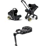 Doona I Bebek Arabasına Dönüşen I-Size Ana Kucağı Oto Koltuğu + Isofix Baza - Siyah