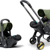 Doona i Bebek Arabasına Dönüşen Tekerlekli Gr 0 i-Size Ana Kucağı Oto Koltuğu - Desert Green