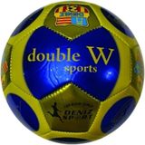 Doop Deniz Sport Futbol Topu + Pompa - Sarı - Mavi