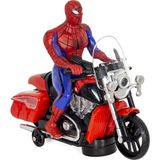 Doop Market Ultimate Spiderman Motosikletli Işıklı Sesli Hareketli Oyuncak Motosiklet