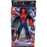 Doop Spiderman Işıklı Sesli Figür Oyuncak 25 cm Renkli Örümcek Adam Hediyelik Tipi