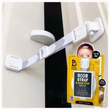 Door Buddy Çocuk Dostu Kapı Kilidi ve Kedi Kapı Stoperi. Ayarlanabilir Kapı Kayışı Mandalı Bebek Geçirmez Kapı ve Yeni Yürümeye Başlayan Çocuk Kedi Maması ve Çöp Kutusundan Uzak Tutun. Kedi Kapılı Evcil Hayvan ve Bebek Kapısı İç Alternatif