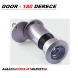 Door Uzun Kapı Dürbünü Çelik Kapı Dürbünü 11cm 25mm Saten Renk