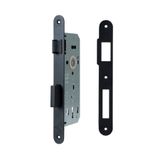 Dooraks Siyah Oda Kapı Kilidi 40 Mm / 40x23mm