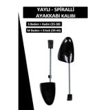 Dopar Bağcık Comfy Siyah Yaylı Ayakkabı Kalıbı