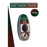 Dopar Bağcık Gold Care Kahverengi Ayakkabı Bakım Temizleme Ve Parlatma Süngeri Depolu 11 ml Set