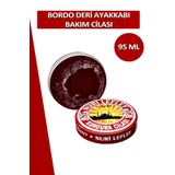 Dopar Bağcık + Nuri Leflef Bordo Deri Ayakkabı Bakım Cilası 95 ML Set