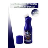 Dopar Bağcık Penguen Lacivert Deri Likit Ayakkabı Bakım Boyası 75 ml Set