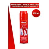 Dopar Bağcık Show Kırmızı Fırça Kapaklı Süet Ve Nubuk Renk Yenileyici Bakım Spreyi 250 ml Set