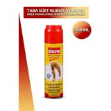 Dopar Bağcık Show Taba Fırça Kapaklı Süet Ve Nubuk Renk Yenileyici Bakım Spreyi 250 ml Set