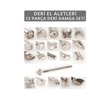 Dopar Deri Damgalama Zımbası Seti Craft 12’li Paslanmaz Çelik