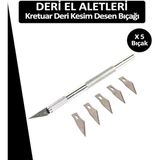 Dopar Kretuar Kesim Desen Bıçağı Seti Ayarlanabilir Özellikli Profesyonel Model Kretuar Kesici