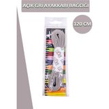 Dopar Lucky Ayakkabı Bağcığı 120 cm - Açık Gri