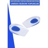 Dopar Ortopedik Silikon Topukluk Jel Yastıklı Topuk Dikeni Destekli 2 Adet Kullanım İçin