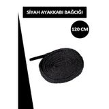 Dopar Siyah Ayakkabı Bağcığı Yassı Bağcık 120 Cm Siyah
