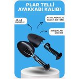 Dopar Telli Ayarlanabilir Plar Ayakkabı Kalıbı 1 Çift 40-44 Numara Erkek Kullanımına Uygun
