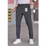DOPPİO'N DENİM Erkek Füme Slim Fit Esnek Likralı Kumaş Pantolon