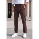DOPPİO'N DENİM Erkek Kahverengi Slim Fit Esnek Likralı Kumaş Pantolon