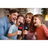 Doppler Tetris Karaoke Mikrofonu Ledli Ses Değiştirme Özellikli Işıklı Yeni