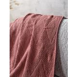 DOQU HOME Adora Koltuk Şalı Gül Kurusu - 130X170 cm