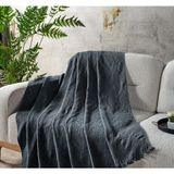 Doqu Home Adora Koltuk Şalı Indigo - 130X170 cm - 130 x 170 cm