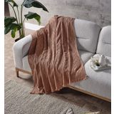 DOQU HOME Adora Koltuk Şalı Somon - 130X170 cm