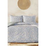 Doqu Home Akdeniz Ranforce Nevresim Takımı Tek Vıtara - Mavi - 160 x 220 cm