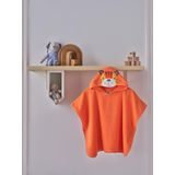 Doqu Home Aslan Figürlü Havlu Panço - Piny Bebek Havlu Panço - Lion - Pamuk