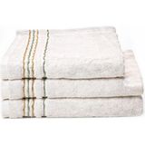 Doqu Home Boho Chic Spiıng Banyo Havlusu 90X150 Esella Bordürlü - Beyaz - 90 x 150 cm