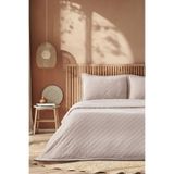 Doqu Home Boho Chic Spring Milas Yatak Örtüsü Tek Bej