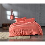 Doqu Home Çift Kişilik Nevresim Takımı Carla - Nar Çiçeği - 200 x 220 cm