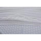 Doqu Home Colourful Fitted Çarşaf Çift King Size - Beyaz - 180 x 200 + 35 cm