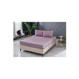 DOQU HOME Colourful Fitted Çarşaf Çift King Size - Lila