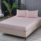DOQU HOME Colourful Fitted Çarşaf Çift King Size - Pudra