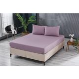DOQU HOME Colourful Fitted Çarşaf Çift Kişilik - Lila
