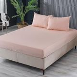DOQU HOME Colourful Fitted Çarşaf Çift Kişilik - Somon