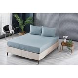 Doqu Home Colourful Fitted Çarşaf Tek King Size - Yeşil - 120 x 200 + 35