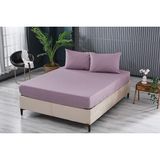 Doqu Home Colourful Fitted Çarşaf Tek Kişilik - Lila - 100 x 200 + 35 cm